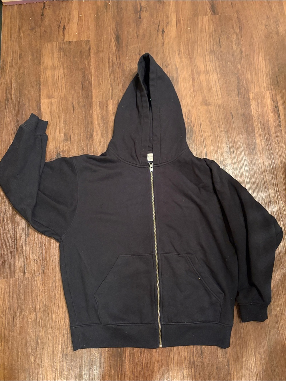 Universal Thread Black Full-Zip Hoodie sweatshirt women’s sz XS 
EUC